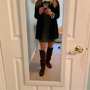 Lucky Brand over the knee brown suede boots.  Great shape